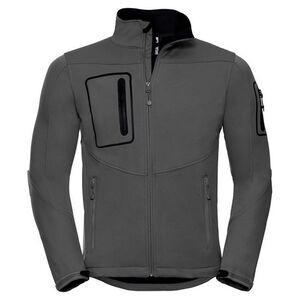 Russell Mens Sports Soft Shell Jacket / Titanium